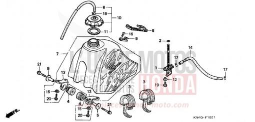 KRAFTSTOFFTANK (2) XR100RY de 2000
